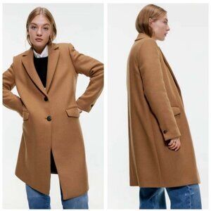 ZARA Woman Masculine Coat  sz Medium